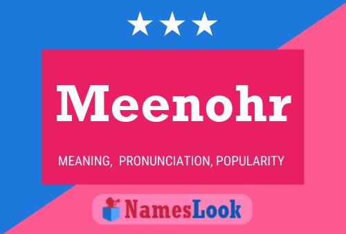 ملصق اسم Meenohr