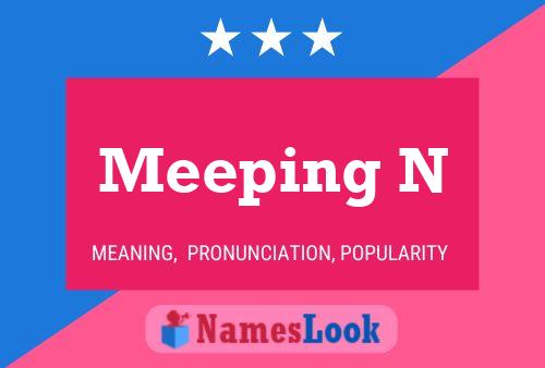 ملصق اسم Meeping N