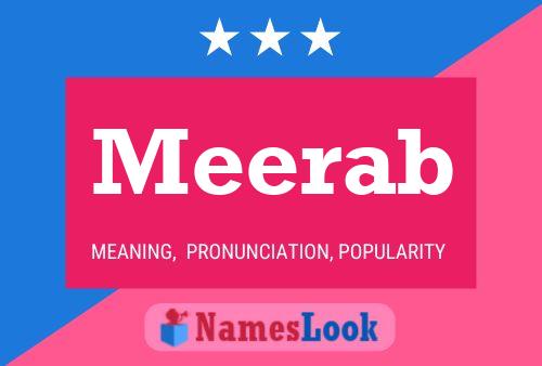 ملصق اسم Meerab