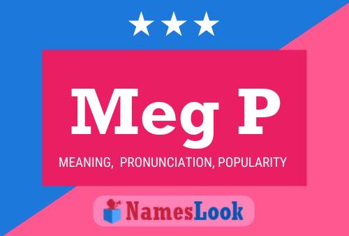 ملصق اسم Meg P