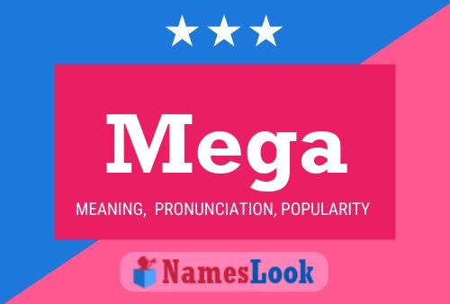 ملصق اسم Mega