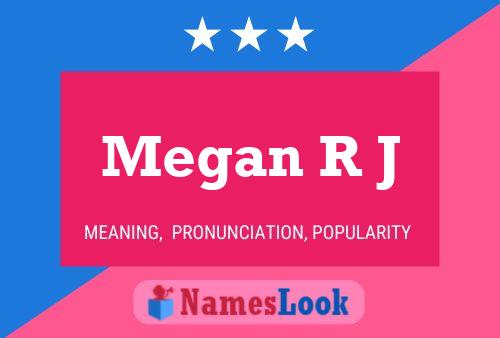 ملصق اسم Megan R J