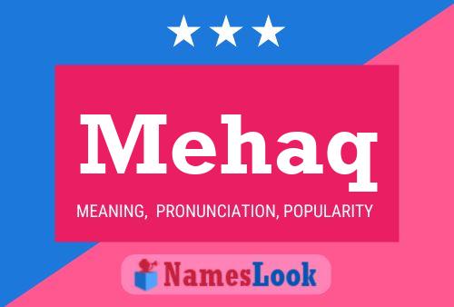 ملصق اسم Mehaq