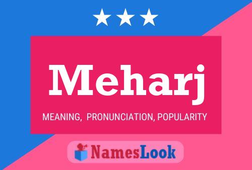 ملصق اسم Meharj