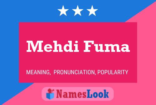 ملصق اسم Mehdi Fuma