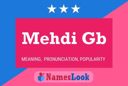 ملصق اسم Mehdi Gb