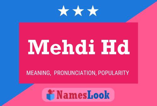 ملصق اسم Mehdi Hd