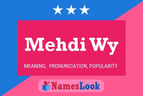 ملصق اسم Mehdi Wy