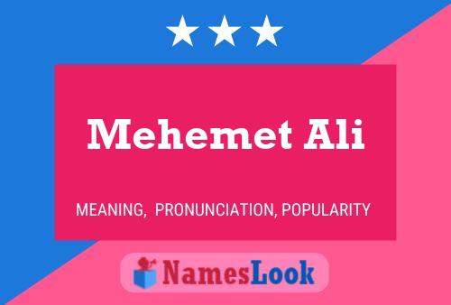 ملصق اسم Mehemet Ali