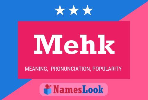 ملصق اسم Mehk