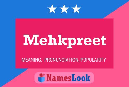 ملصق اسم Mehkpreet