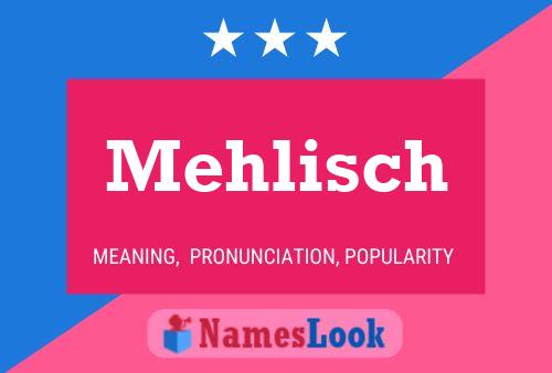 ملصق اسم Mehlisch