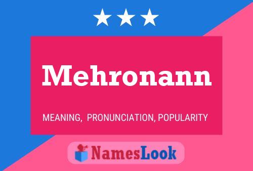 ملصق اسم Mehronann