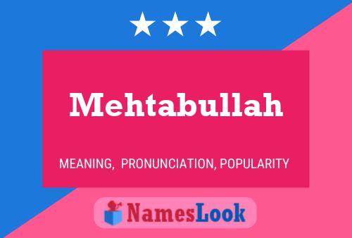 ملصق اسم Mehtabullah