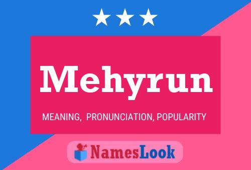 ملصق اسم Mehyrun