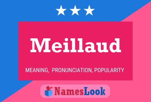 ملصق اسم Meillaud