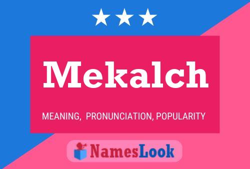 ملصق اسم Mekalch