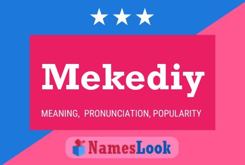 ملصق اسم Mekediy