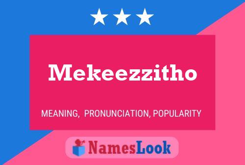 ملصق اسم Mekeezzitho