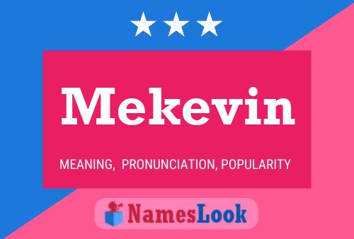 ملصق اسم Mekevin