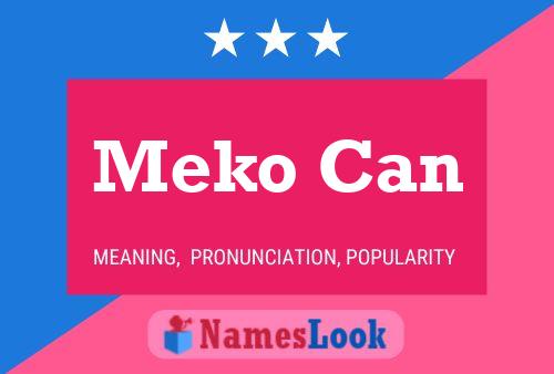 ملصق اسم Meko Can