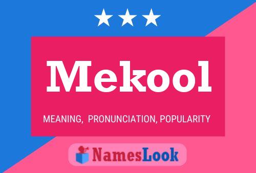 ملصق اسم Mekool