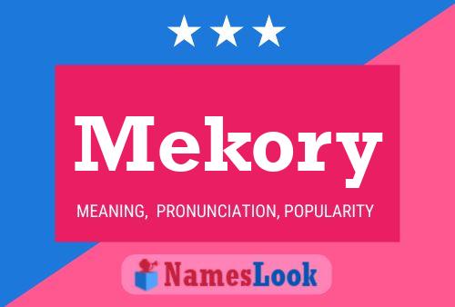 ملصق اسم Mekory