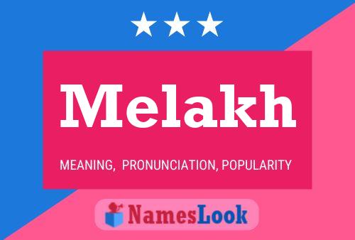 ملصق اسم Melakh