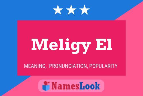 ملصق اسم Meligy El