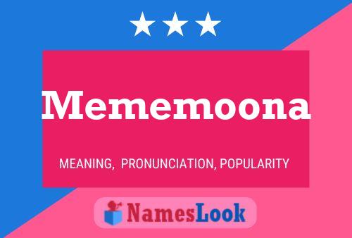 ملصق اسم Mememoona