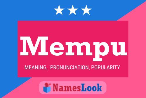 ملصق اسم Mempu