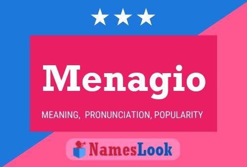 ملصق اسم Menagio