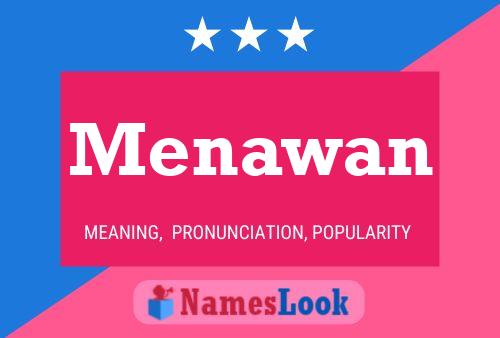 ملصق اسم Menawan