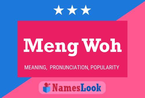 ملصق اسم Meng Woh