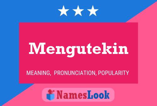 ملصق اسم Mengutekin