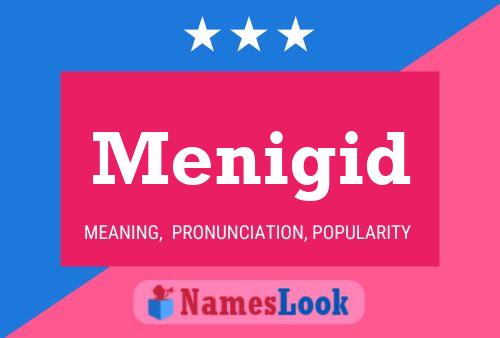 ملصق اسم Menigid