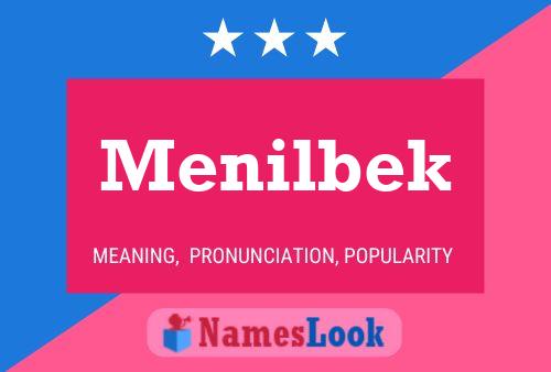 ملصق اسم Menilbek