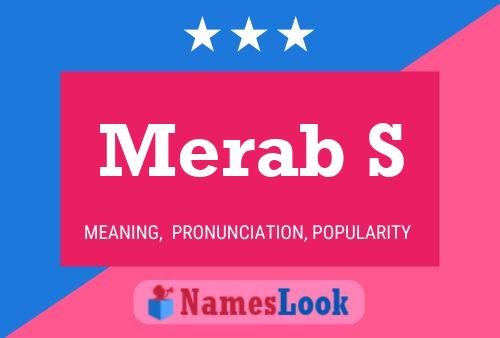 ملصق اسم Merab S