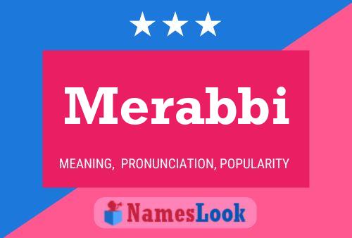 ملصق اسم Merabbi