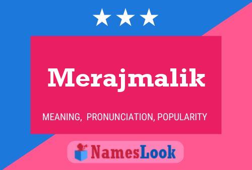 ملصق اسم Merajmalik