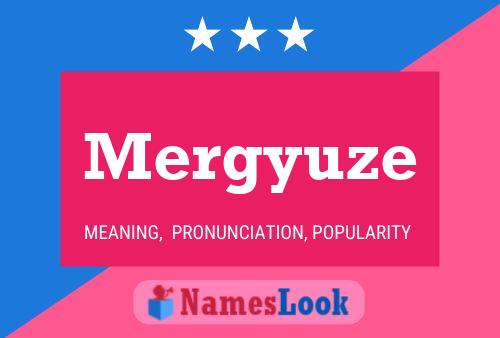 ملصق اسم Mergyuze