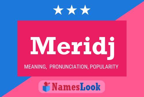 ملصق اسم Meridj