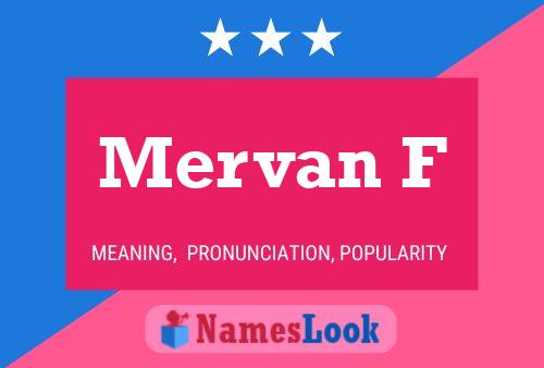 ملصق اسم Mervan F