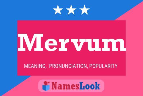 ملصق اسم Mervum