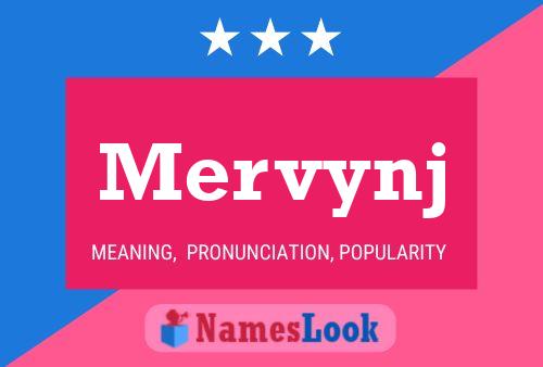 ملصق اسم Mervynj