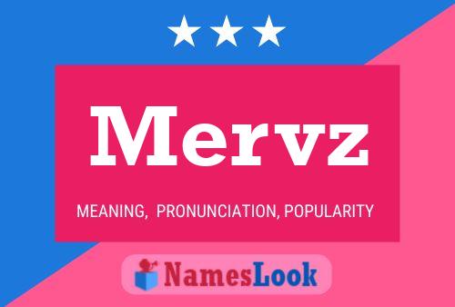 ملصق اسم Mervz