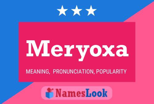 ملصق اسم Meryoxa