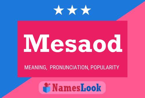 ملصق اسم Mesaod