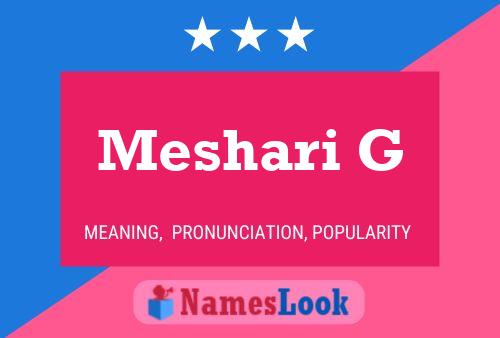 ملصق اسم Meshari G