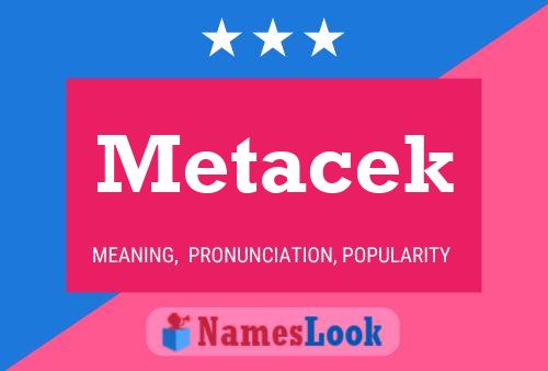 ملصق اسم Metacek